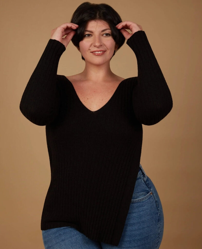 sustainable plus size tops