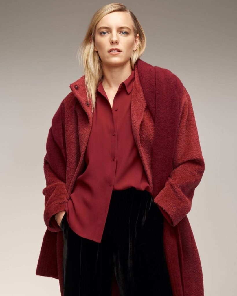 sustainable plus size winter coats