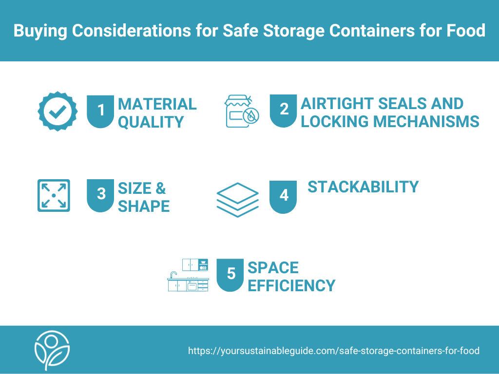safe storage containers for food
